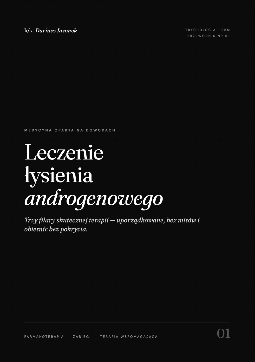 Okładka e-booka Leczenie łysienia androgenowego